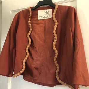 Anthropologie cropped coat / blazer